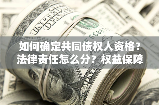 北京如何确定共同债权人资格？法律责任怎么分？权益保障技巧揭秘！