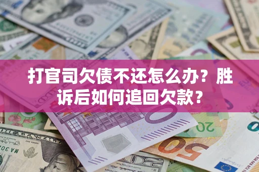 北京打官司欠债不还怎么办？胜诉后如何追回欠款？