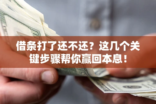 北京借条打了还不还？这几个关键步骤帮你赢回本息！