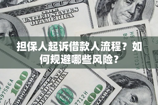 北京担保人起诉借款人流程？如何规避哪些风险？